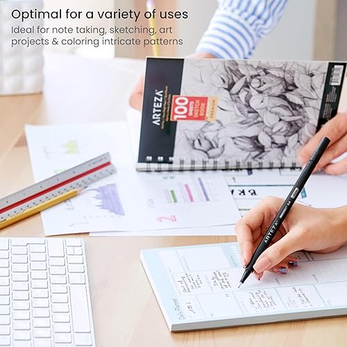 Miniatura 4 de Arteza Plumas finas