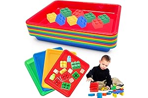 12 Pack Activity Plastic Art Trays: Abundant Art and Craft Trays for Limitless Creative Activities