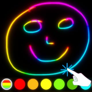 Doodle Brilho Coloração & Jogos de Desenhar Para Crianças - Kids Doodle, Glow, Neon Coloring Book