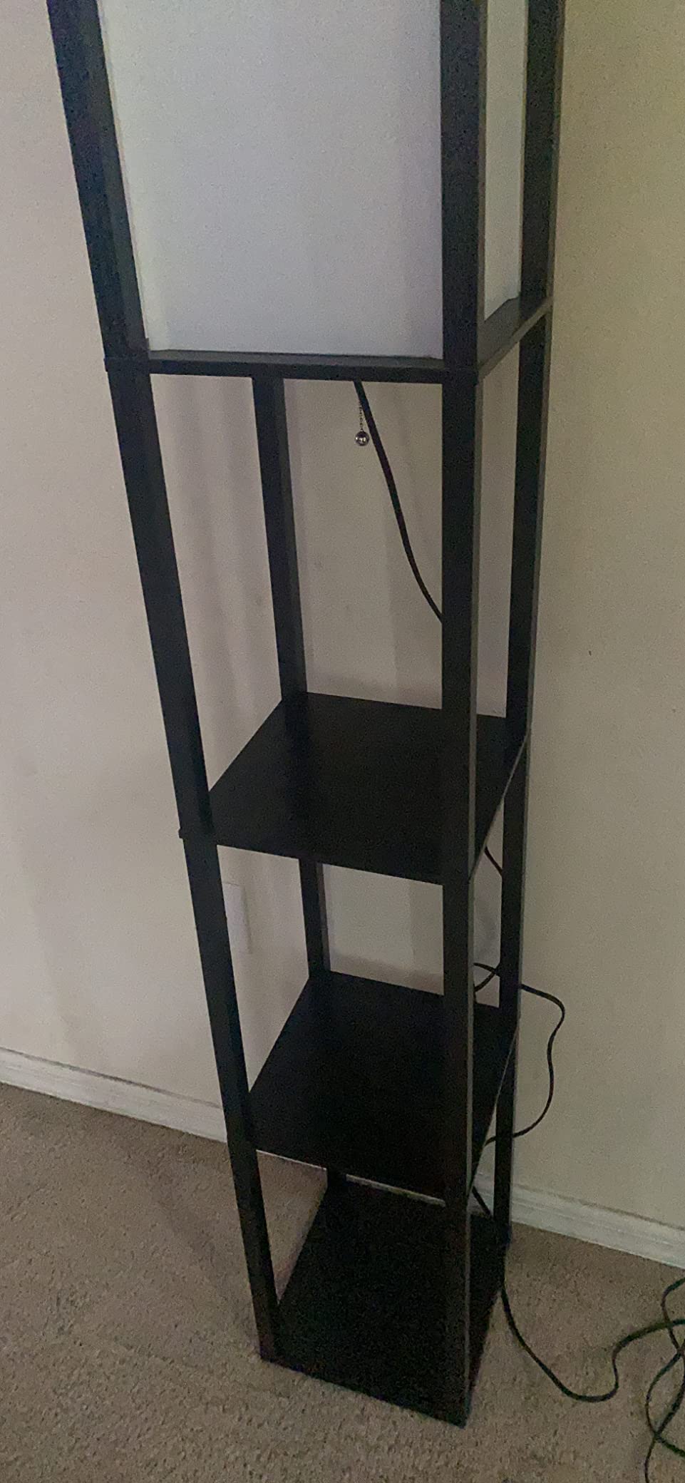 9/mo Finance VONLUCE Floor Lamp with Shelves, Etagere Standing Lamp