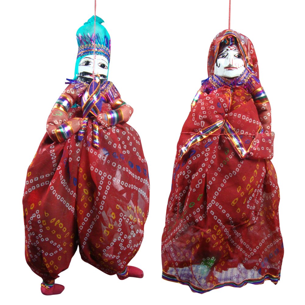Royal Kraft Indian Traditional Jaipuri Kat Putli Hanging for Door Decoration