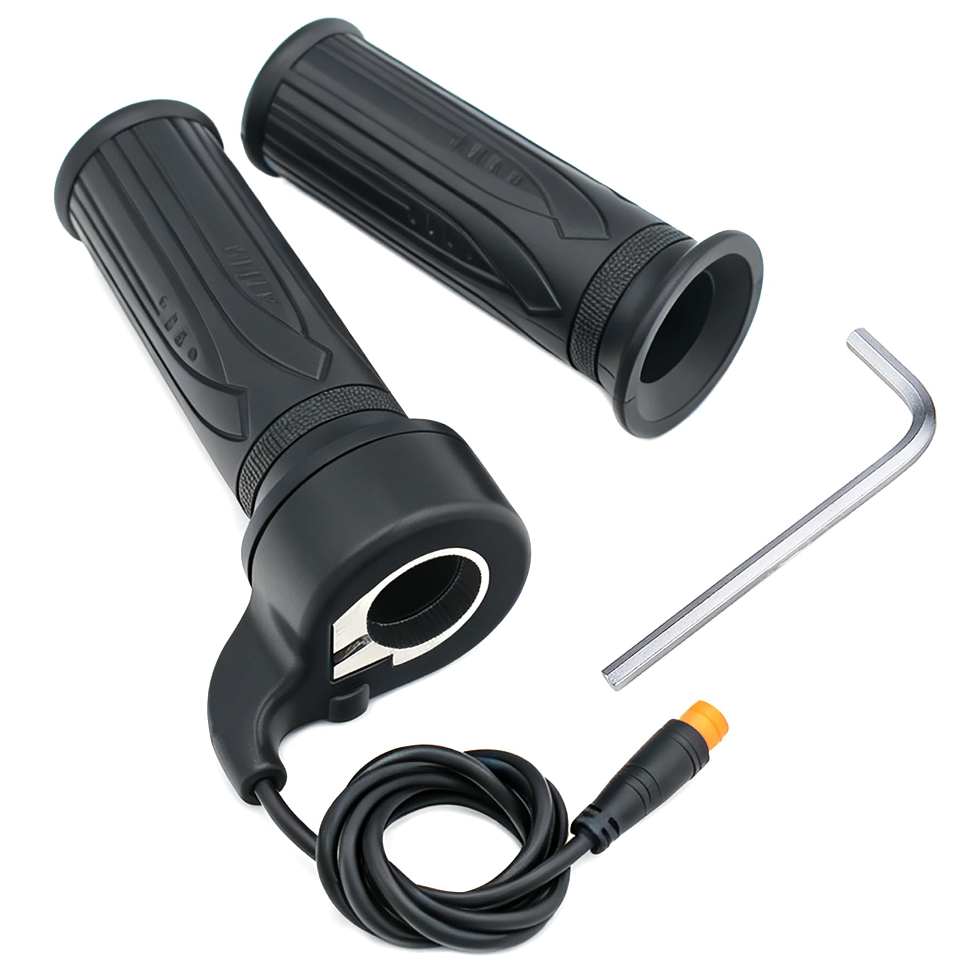 GEARLINTON 20X Full Twist Throttle Grip for Ebike 12V-72V, 3-Pin
