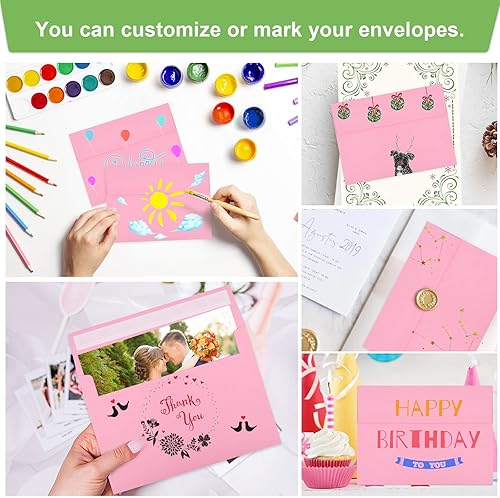 Miniatura 82 de 65 paquetes de sobres A4 de 10 x 15 cm para invitaciones, imprimibles, autosellables para bodas, fotos, tarjetas de felicitación, correo