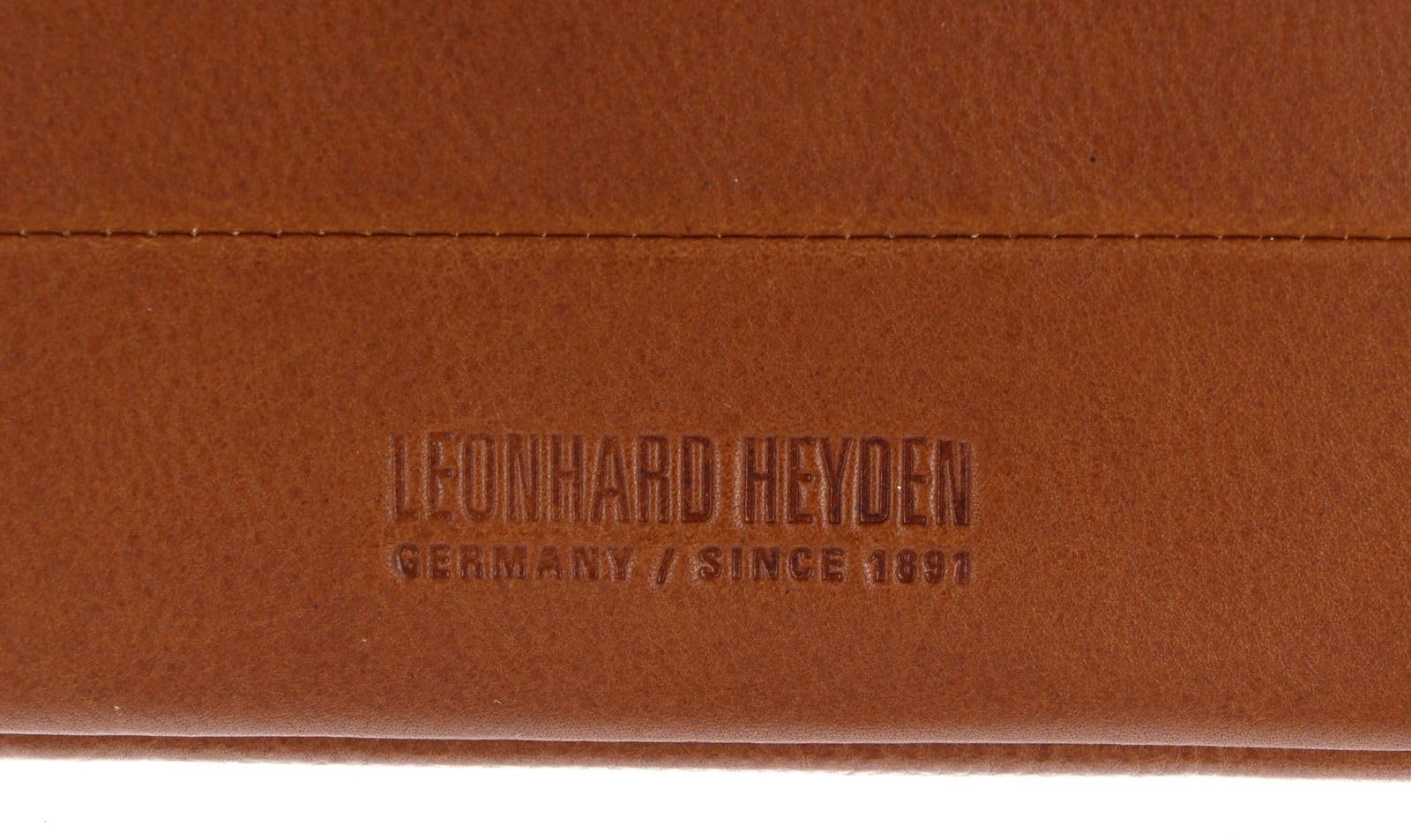 LEONHARD HEYDEN Leder Hamburg Kulturbeutel 7087 Cognac braun