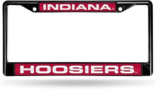 Miniatura 157 de Rico Industries NCAA Black Laser Cut Chrome Frame 12" x 6" Black Laser Cut Chrome Frame - Car/Truck/SUV Automobile Accessory