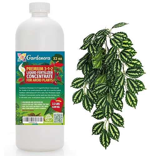 Fertilizante líquido prémium para plantas, concentrado 3-1-2 para plantas y flores de interior, alimento orgánico para plantas AROIDS, 32 onzas