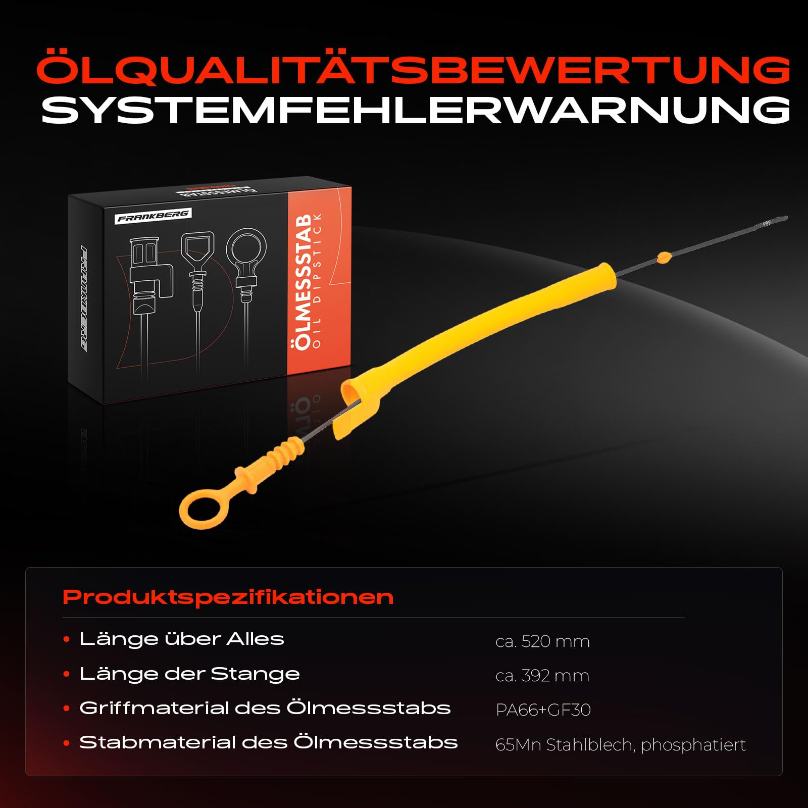 Frankberg astine di livello olio astina di livello olio diesel 38103663
