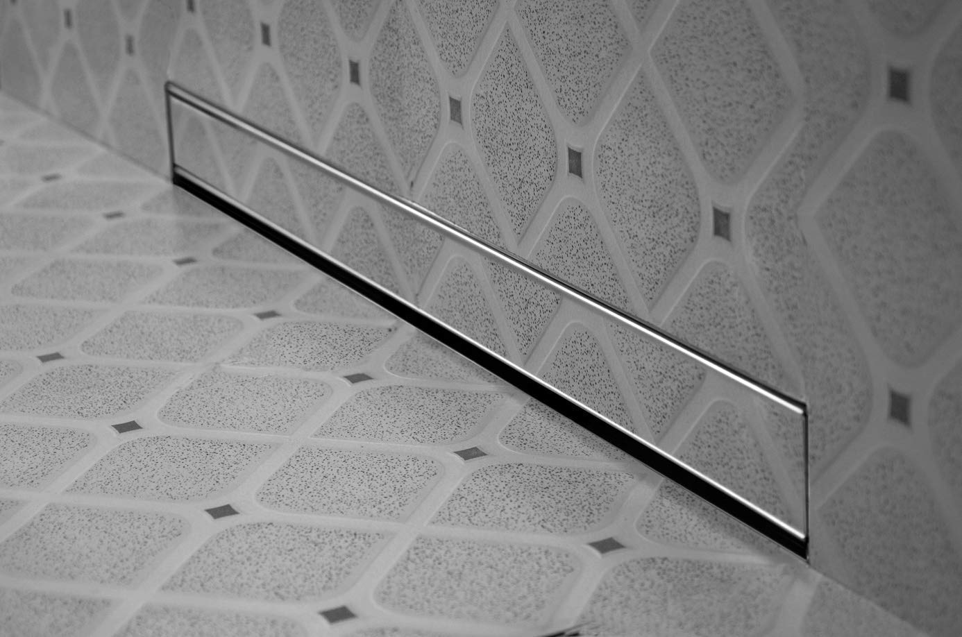 VBChome Desagüe lineal de pared de 50 cm, desagüe de pared, desagüe de ducha, autolimpiable, con antiolor, para baño, juego completo