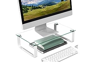 WALI Glass Monitor Riser: Elevate Your Workspace