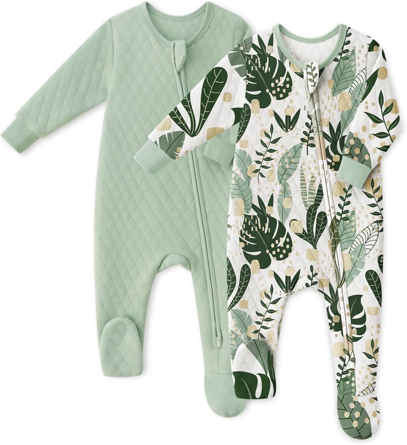 Yoofoss Baby Pajamas Organic Cotton Baby Sleepers for Newborn 0-3 3-6 6-9 Months Boys Girl Clothes Footed Pjs Yoofoss Baby Pajamas Organic Cotton Baby Sleepers for Newborn 0-3 3-6 6-9 Months Boys Girl Clothes Footed Pjs