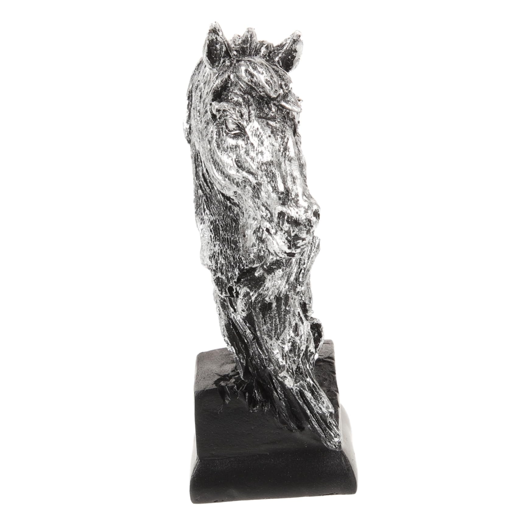 MUCKLILY Mini Horse Head Crafts Unique Table Ornament for Home Adornment Delicate Handmade Decoration Present for Friends and Colleagues Color Design Random Color