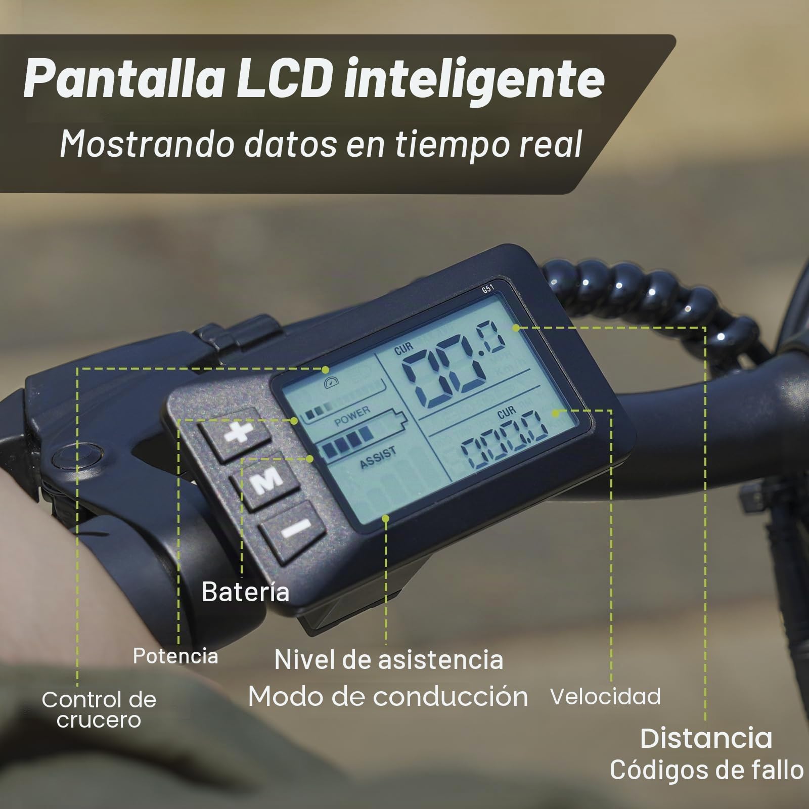 AVDL Bicicleta electrica plegable, 14" x 2.13" Ebike con Extraíble Bateria 36V 6.4Ah, velocidad maxima de 25 km/h, 3+2 velocidades, freno de disco y reflectores, Bici Eléctrica para Viajeros Urbanos