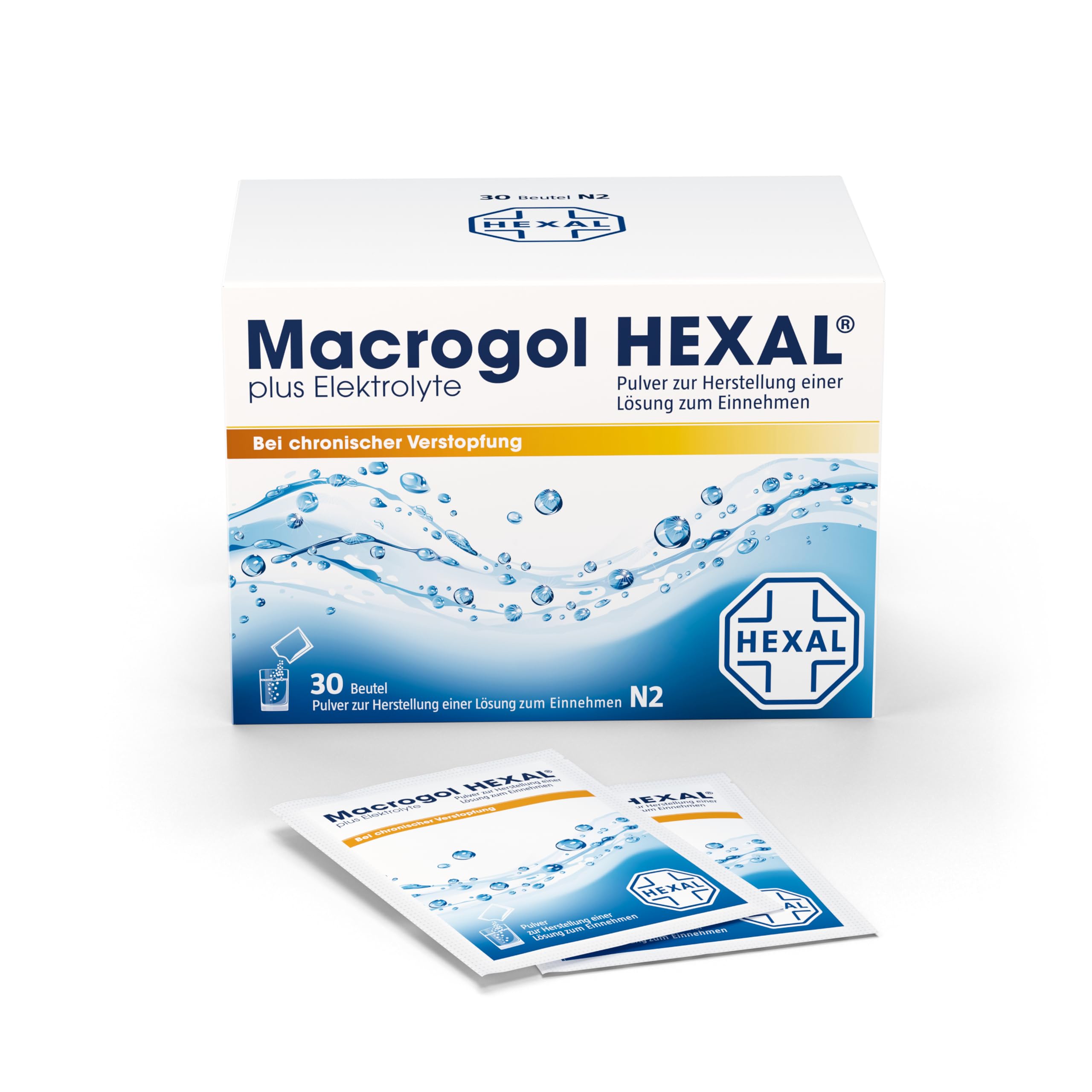 Macrogol HEXAL plus Elektrolyte | 30 Beutel