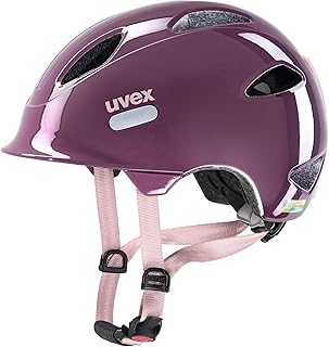 uvex Oyo Lightweight Bicycle Helmet for Children - Integrated Side Protection - Expandable with LED Light