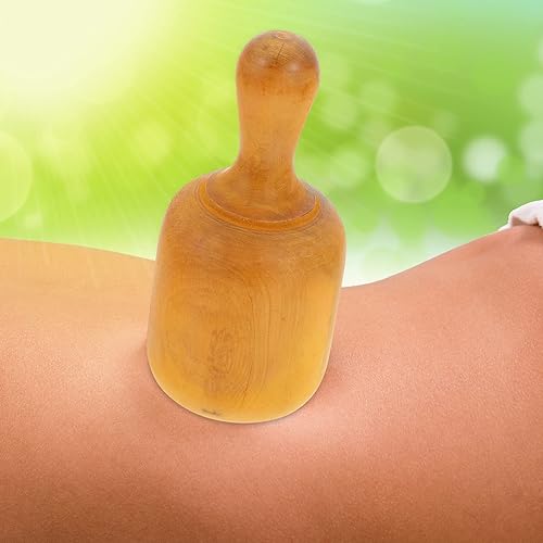 Miniatura 7 de DOITOOL Copa de Madera Copa de Vacío Copa de Vacío Tradicional Copa de Masaje Ventosas Chino Kit de Acupuntura Terapia Linfática Drenaje Masaje