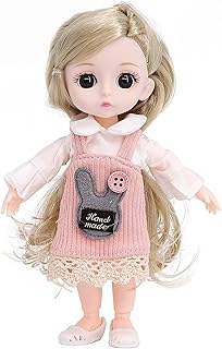 TOYS LAND Walala Fashion Small Doll,16 cm Height Mini Size Jointed Doll with Hand Bag it Has Big Lovely Eyes And Soft Body with Fine Hair Best Gift for Birthday Girls Kids 3+ Years (16)