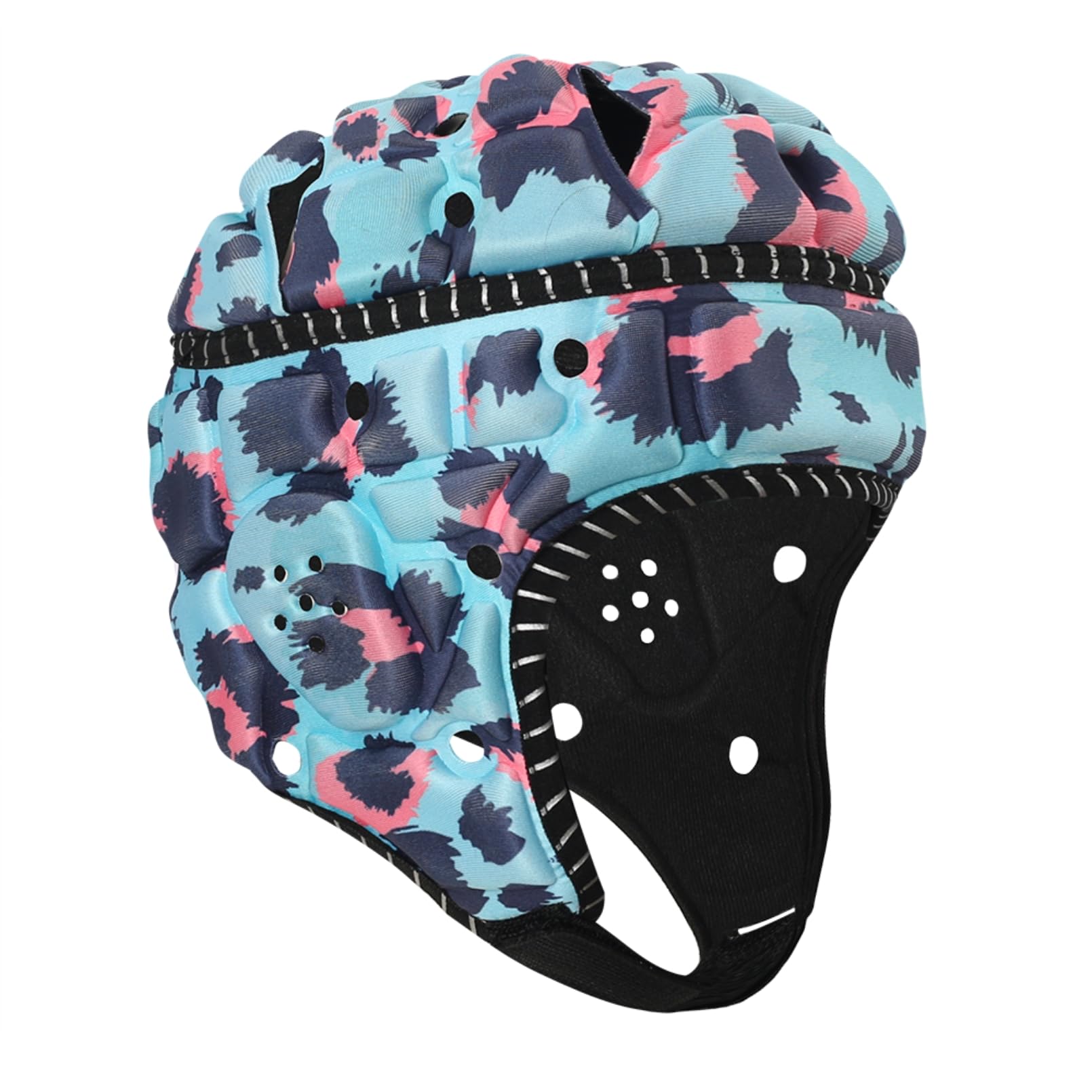 Jormino Soft EVA Foam Sports Protection Headgear for Baseball, 7V7 Football, Hockey, Roller Skating Training Blue — image 1