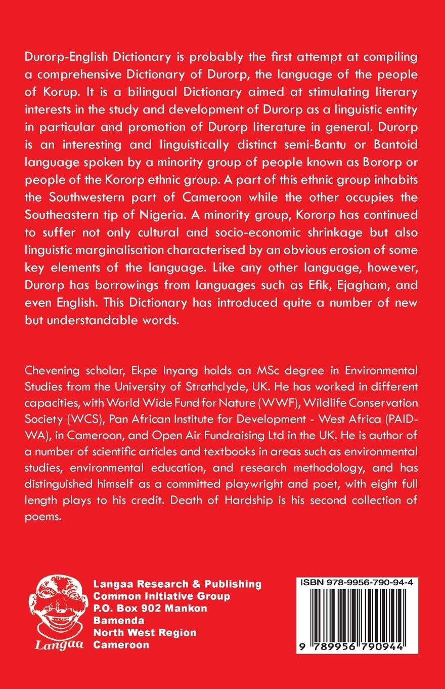 Durorp-English Dictionary
