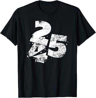 25 Slash 45 25th Amendment Anti-Trump Impeachment Distressed T-Shirt