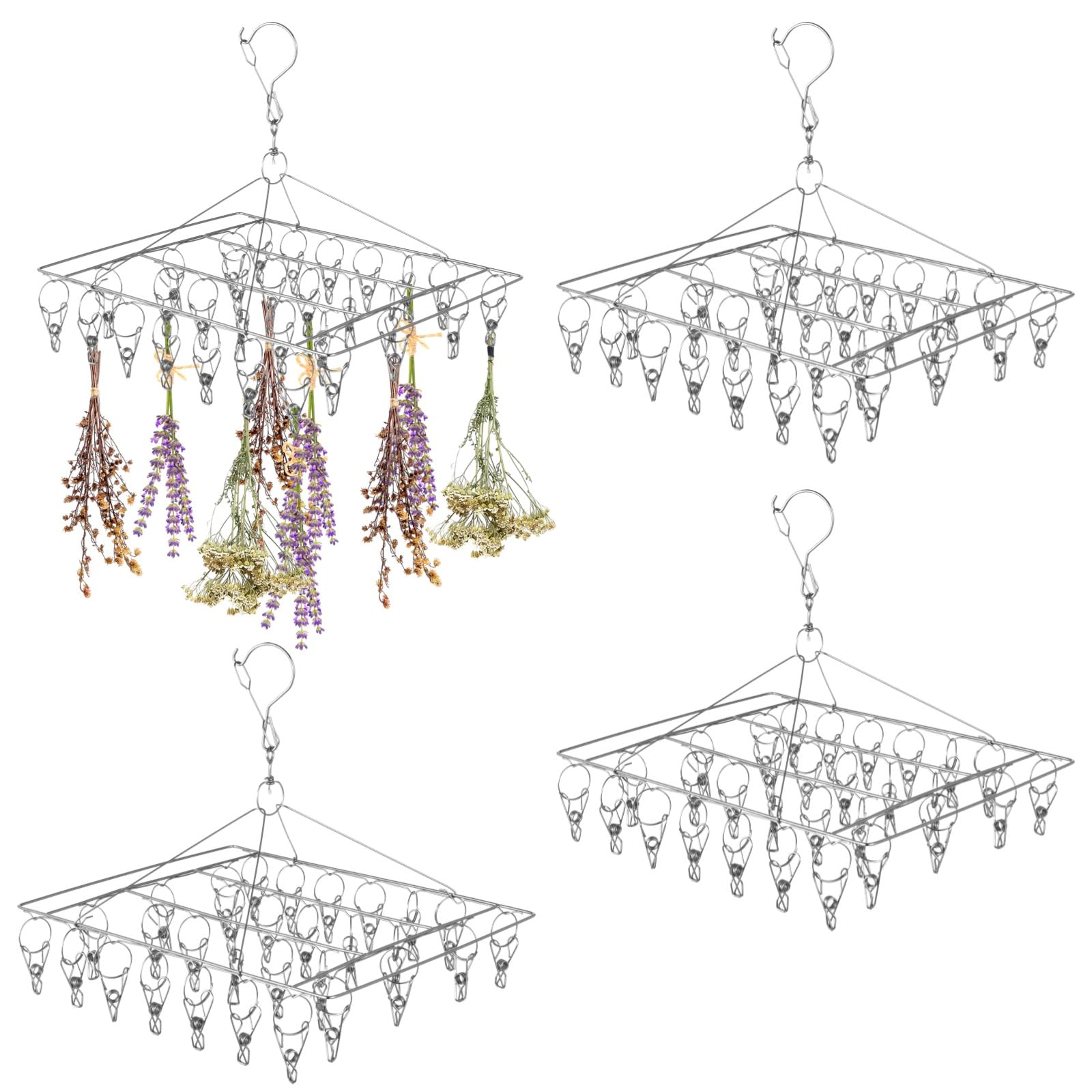 Homaisson 4 PCS Herb Drying Rack