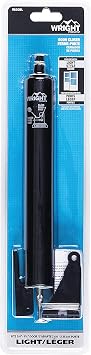 Wright Products Pneumatic Storm Door Closer Adjustable, Smooth-Closing with Hold-Open Washer (Transitional, Black)