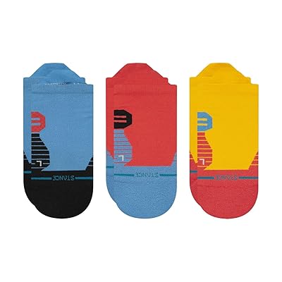 Stance Mixed 3 Pack Crew Cut Socks Shoes Blue