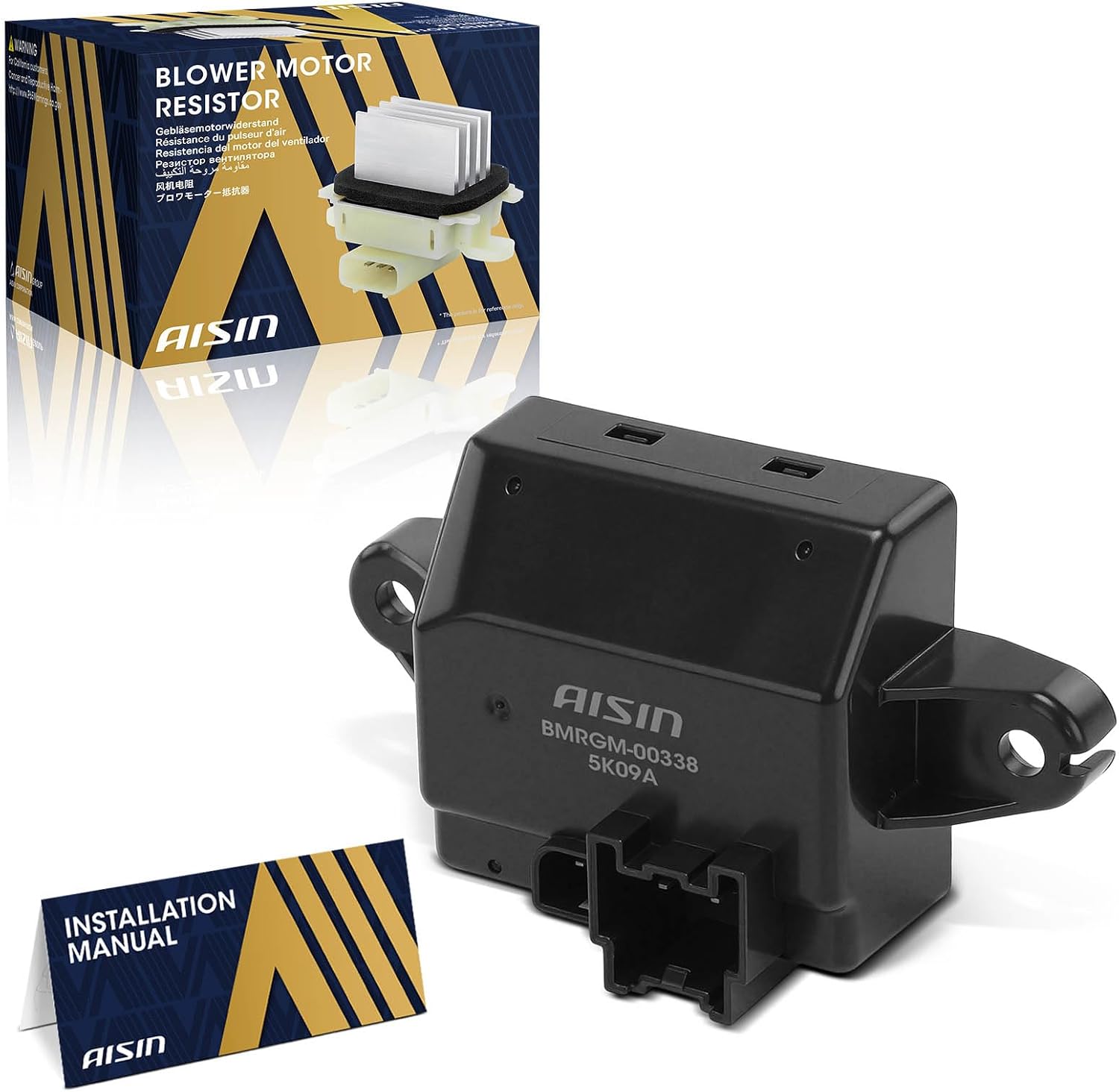 AISIN AFTERMARKET BMRGM-00338 Rear HVAC Blower Motor Resistor