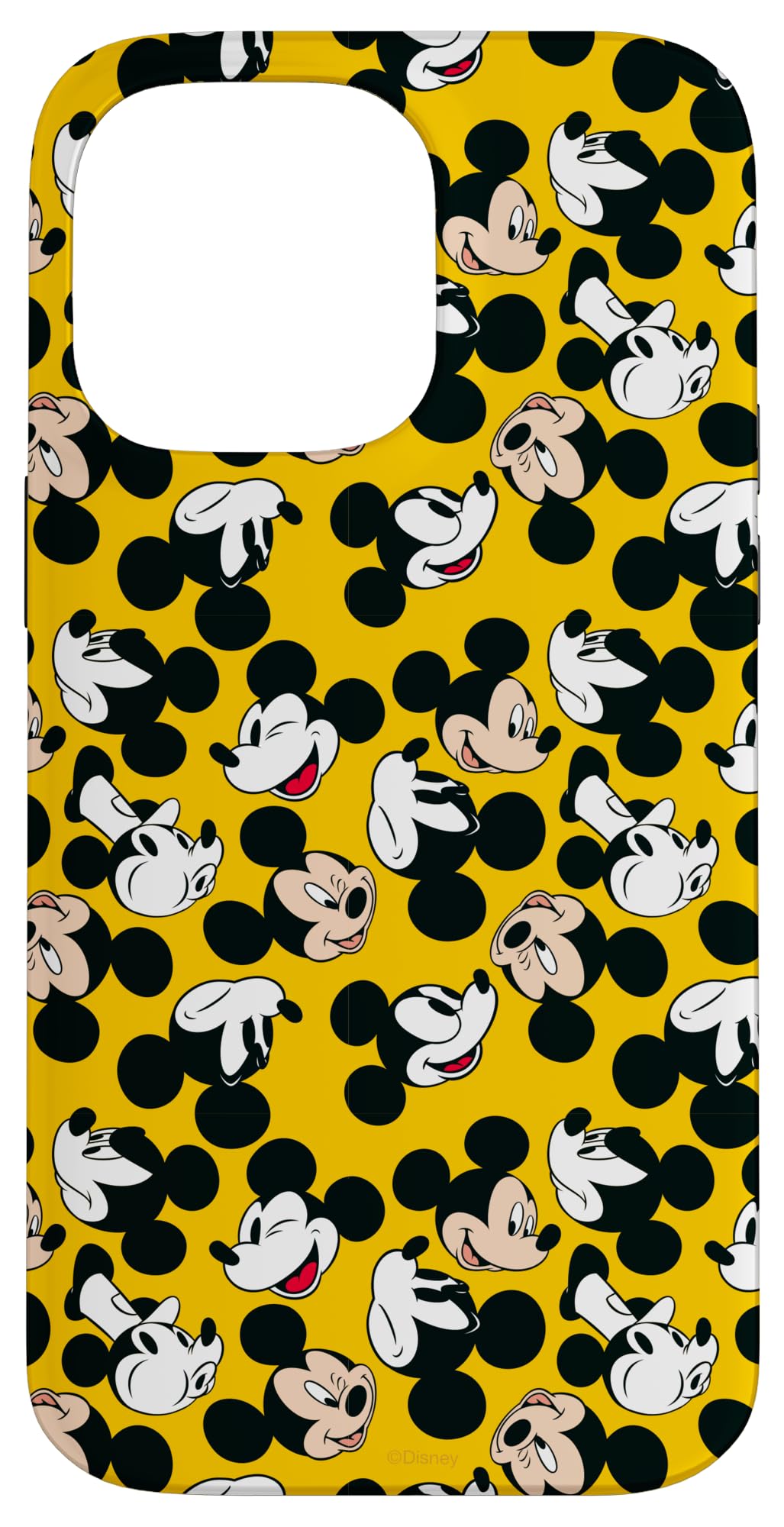 Custodia per iPhone 14 Pro Max Disney Topolino Giallo