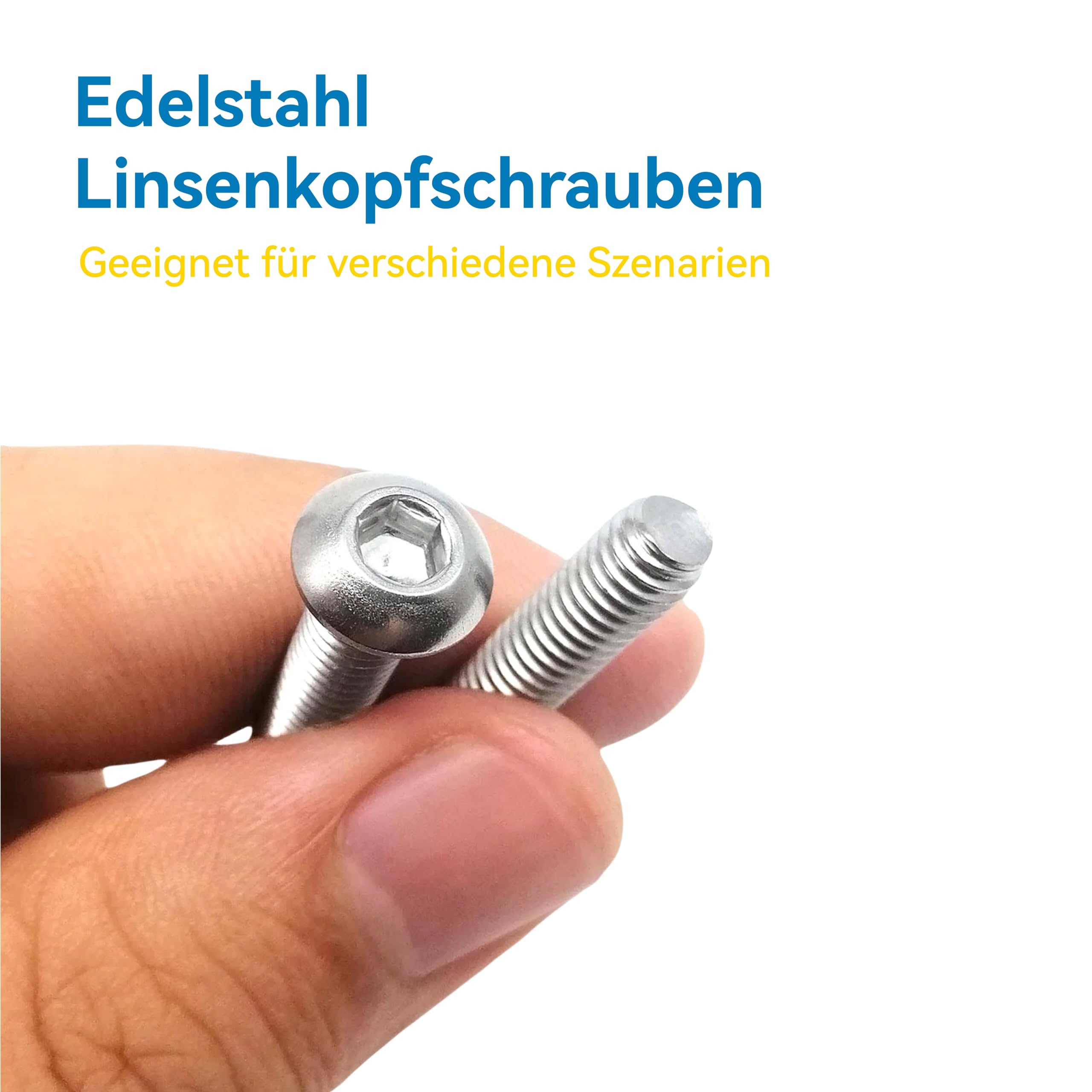 1 ~ 20 Stück UNC 304 Elstahl Sechskant Innensechskant Senkkopf Flachkopfschraube Inbusschrauben 2 # 4 # 6 # 8 # 10 # 1/4-20 5/16-18 3/8-16  13