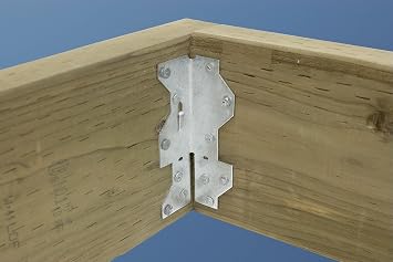 Simpson Strong-Tie A35Z - A34 Framing Angle - 1-7/16 Inch x 2-1/2 Inch 18-Gauge Steel, ZMAX Galvanized Coating, Versatile Corrosion-Resistant Wood Construction Connectors (Pack of 100)