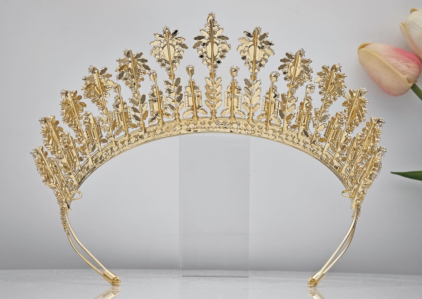 Tiaras y coronas de boda de lujo con circonita cúbica 5A para mujer, hechas a mano, diadema grande para novia, graduación, cumpleaños, reina, accesorios para el cabello, diadema de circonita