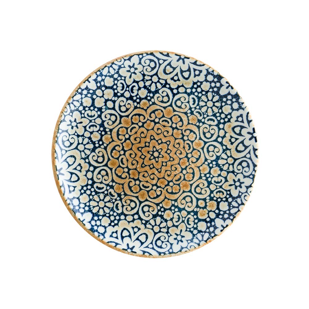 Española Bread+Butter Plate, 7" Round 7.00x7.00x0.75IN Dinner Plates, For Bread, Side Dish, Appetizer, Restaurant, Catering, Dinnerware, Tableware, Chip Resistant, Microwave Safe