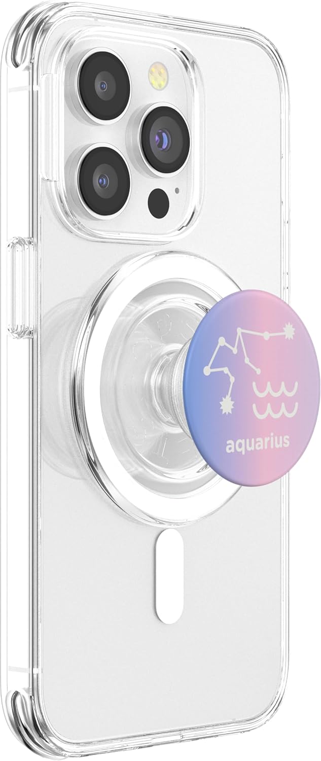 PopSockets Zodiac Phone Grip - Aquarius Aura PopSockets PopGrip for MagSafe