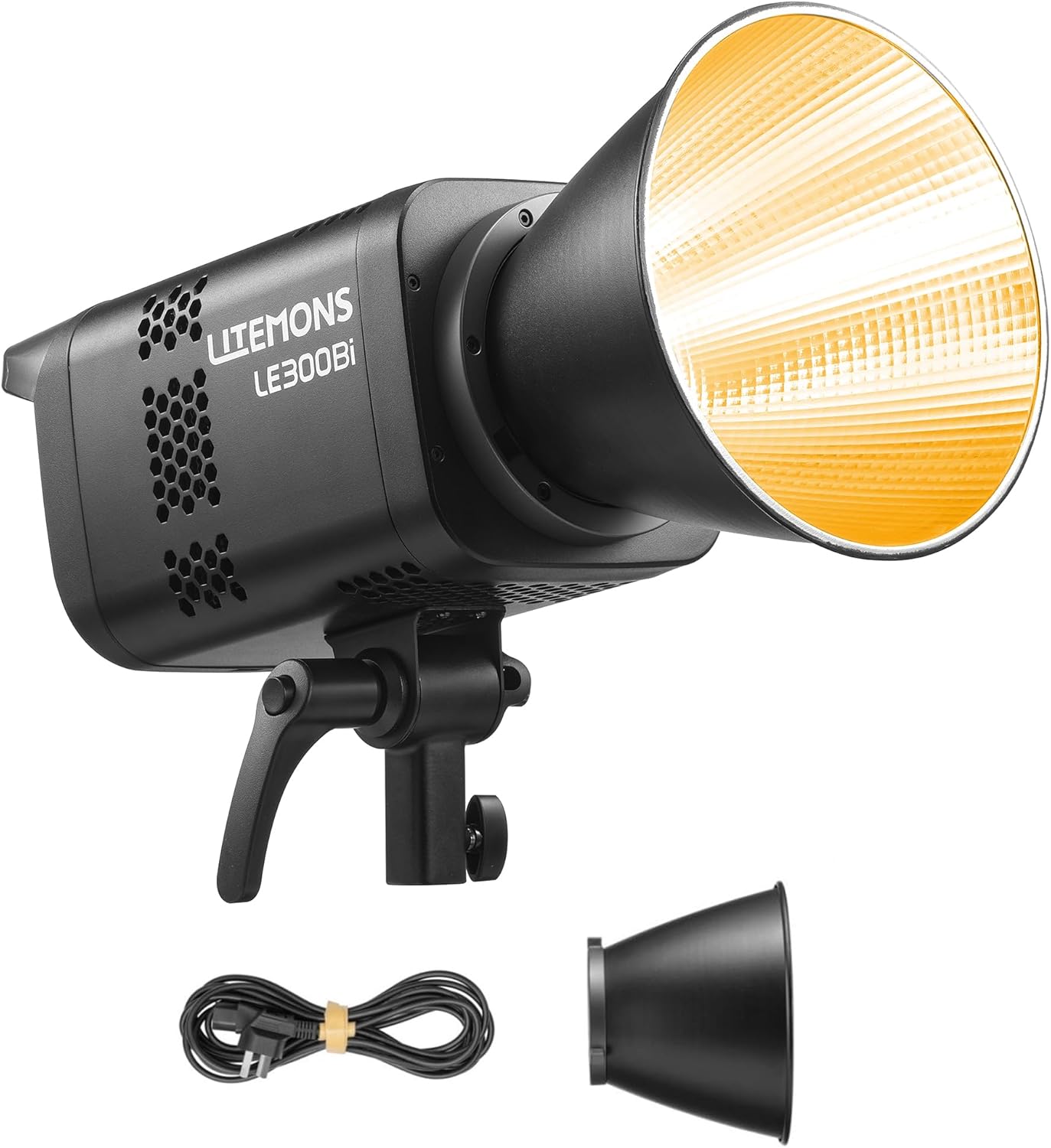 Godox Litemons LE300Bi LED Video Light,320W Bi-Color 2800K~6500K Portable Lighting Bowens Mount Continuous Lights,NFC Connection,Bluetooth App Control(Black)