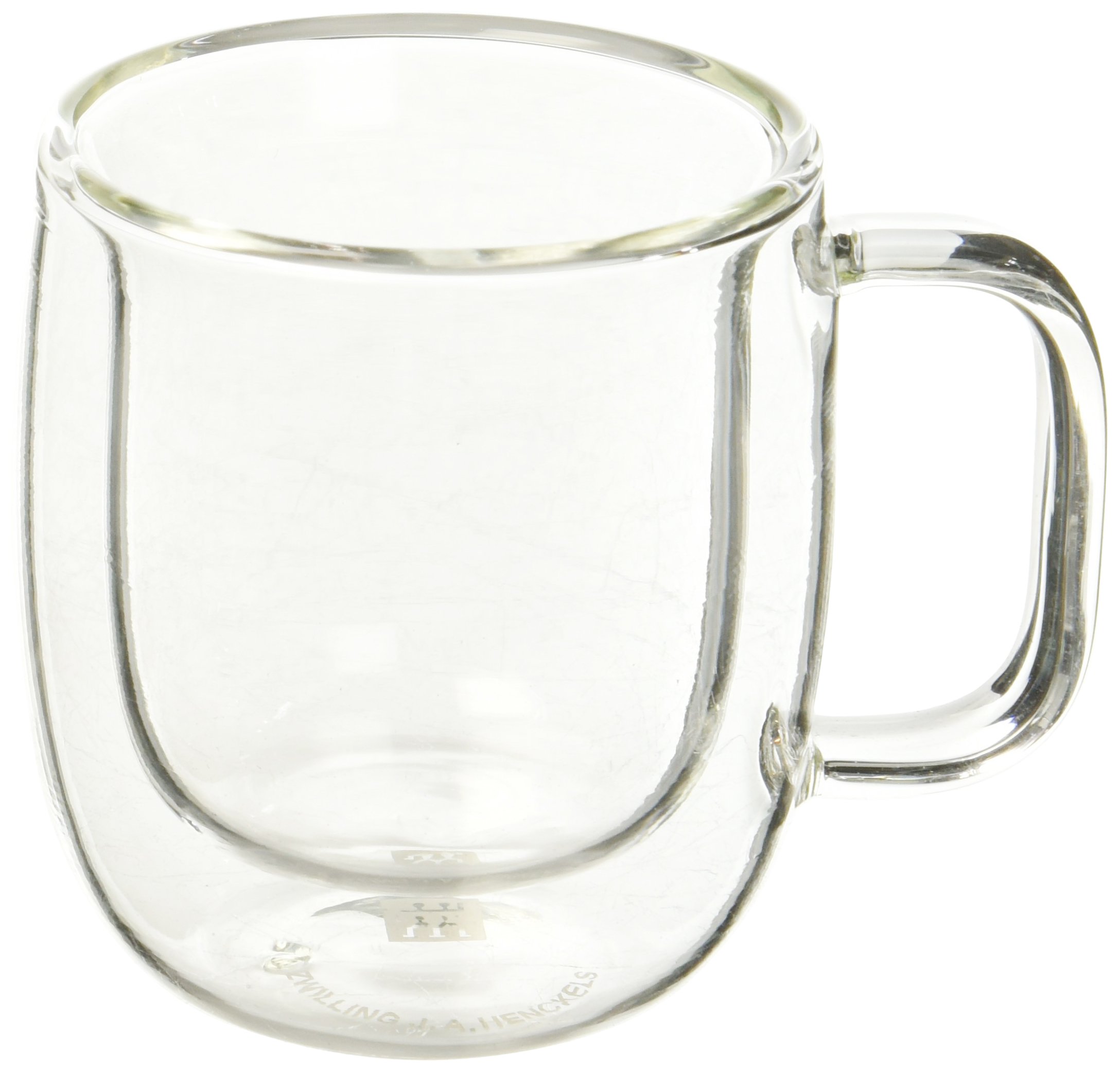 Glass J.A. Henckels Espresso Mug Set, White 2 Count (Pack of 1)