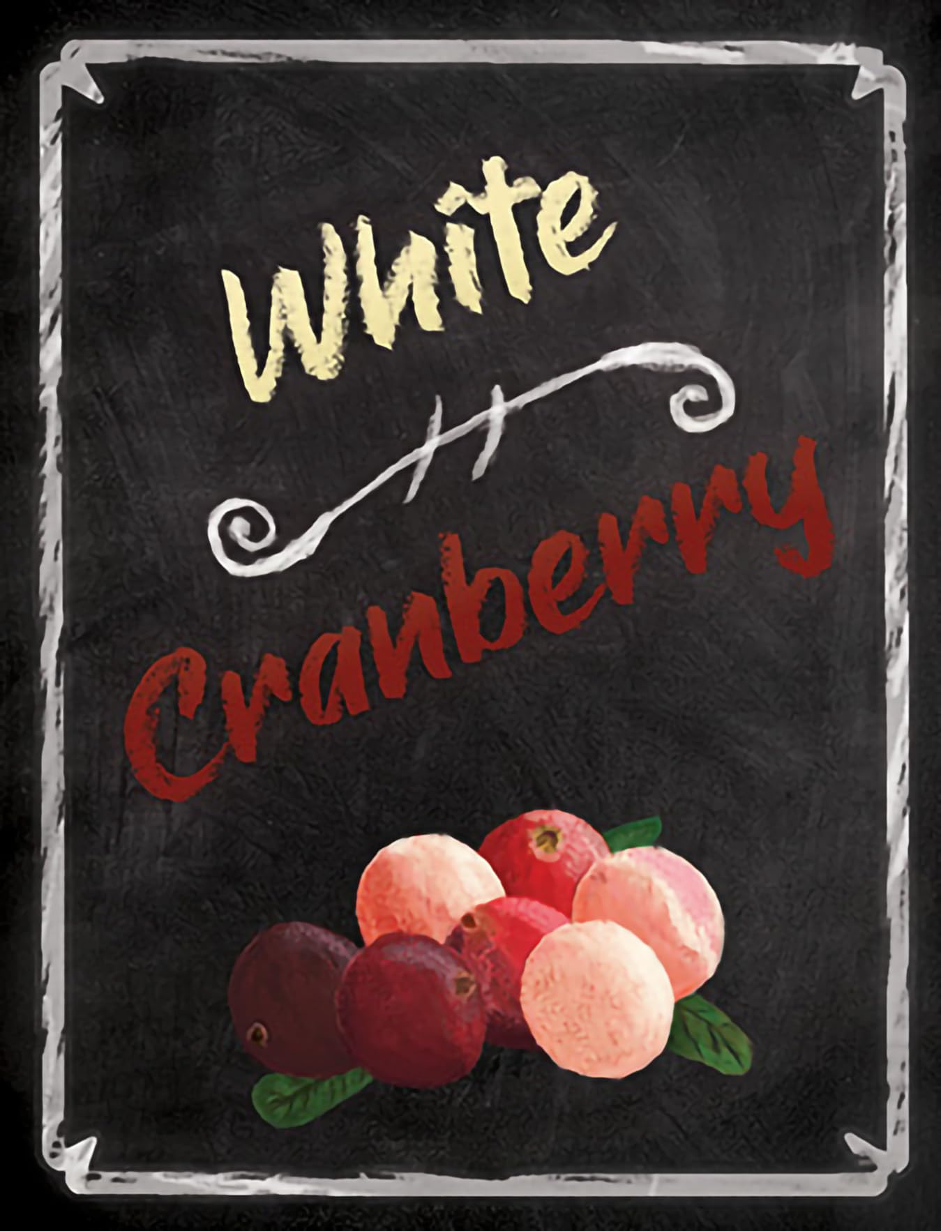 White Cranberry Wine Labels 30/Pack Mist Collection
