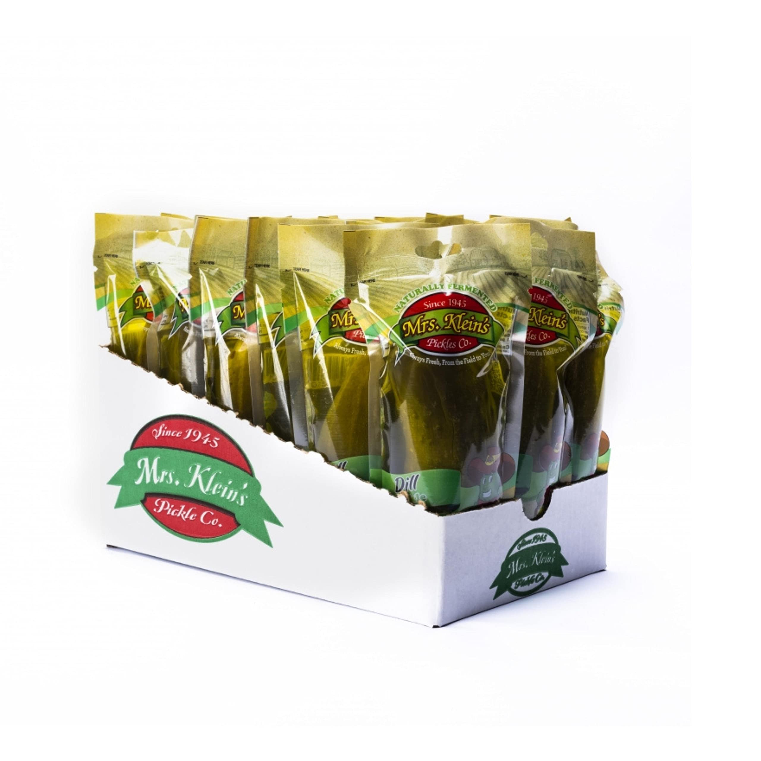 Buy Mrs. Kleins Single Large Dill Pickles in a Pouch Camping Snacks On the Go Packed with