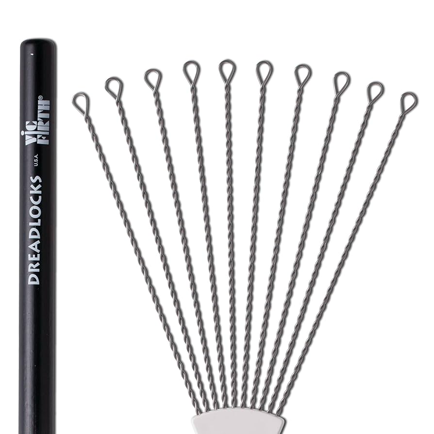 ドレッドロックブラシ 2本セット Amazon | VIC FIRTH ブラシ ドレッドロックス VIC-DLKS | ドラム