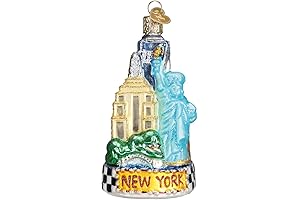 Old World-Themed New York City Glass Blown Ornament 20083