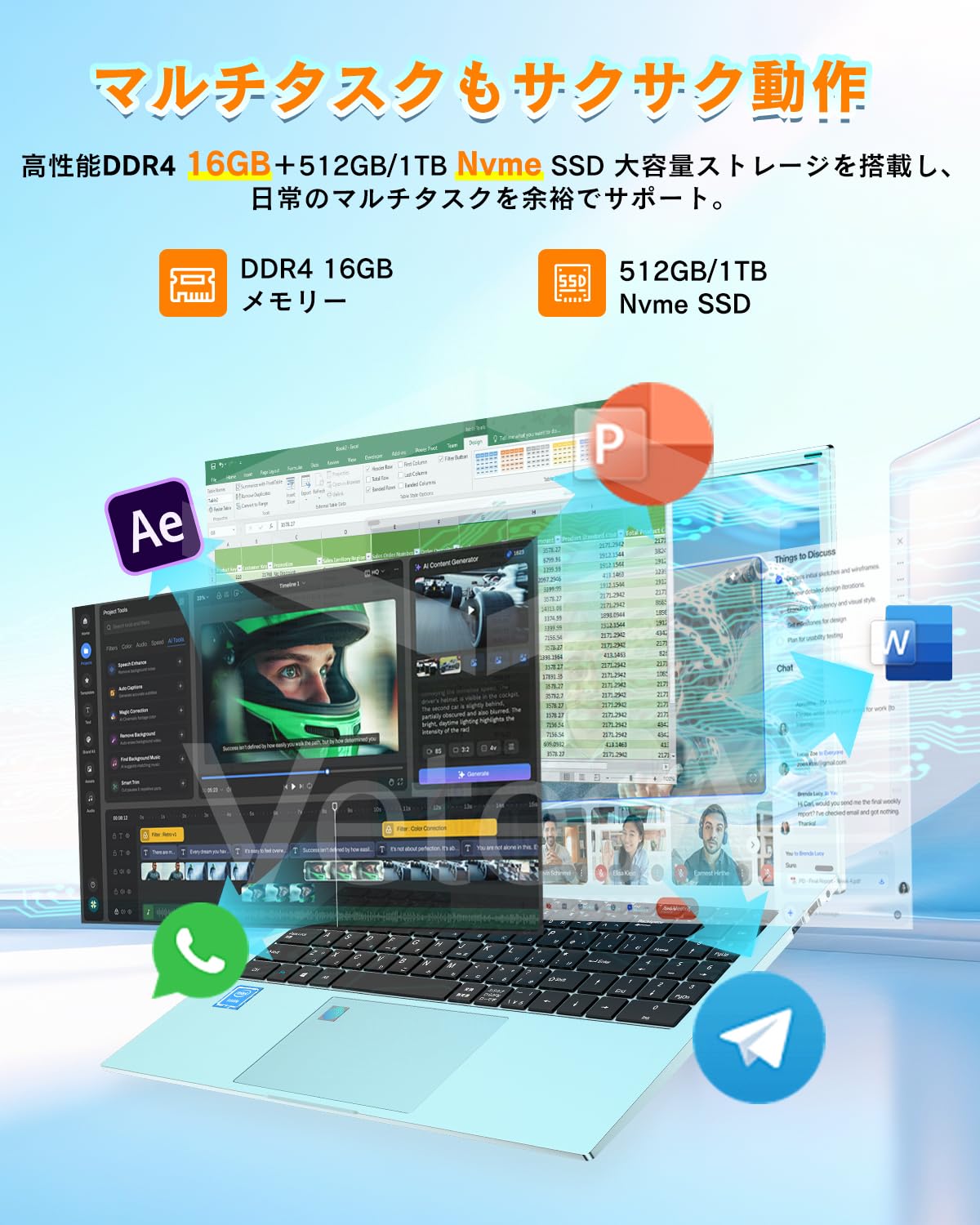 Amazon.co.jp: VETESAノートパソコン Office 2024搭載 Windows 11 Pro