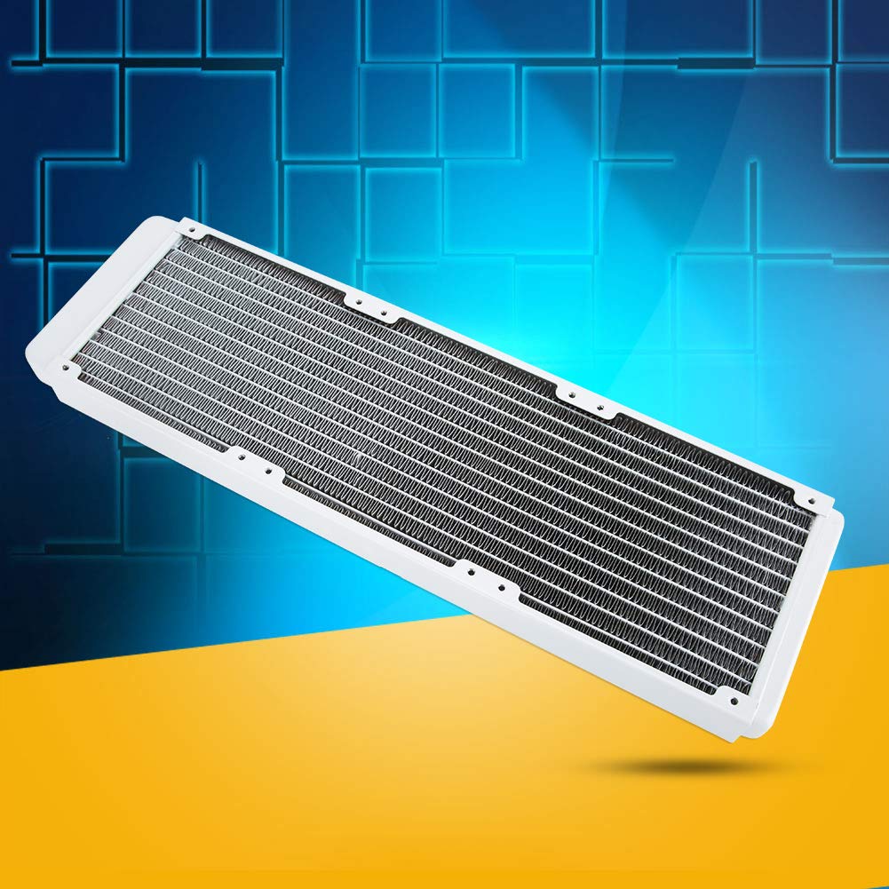 Alomejor Radiator Wodny z Białej Miedzi PC 360 Mm do Instrumentów Przemysłowych i Sprzętu do Chłodzenia Komputerów
