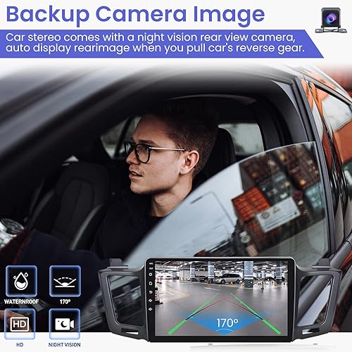 Miniatura 16 de para Toyota RAV4 2013-2018 – 10.2 pulgadas (sistema OTA de actualización en línea) Radio de coche IPS Android, 8core+64G, CarPlay/Android Auto, 5G