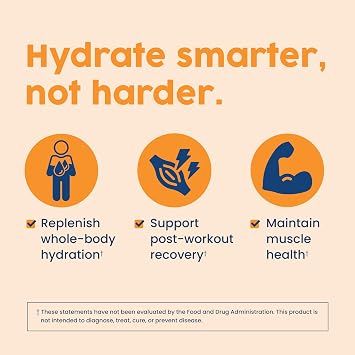 NativePath Hydrate Electrolyte Powder, Tangerine, 30 Servings
