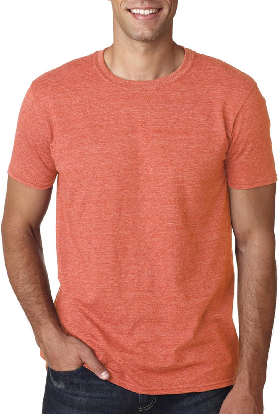 4.5 oz. T-Shirt (G640) Heather Orange 