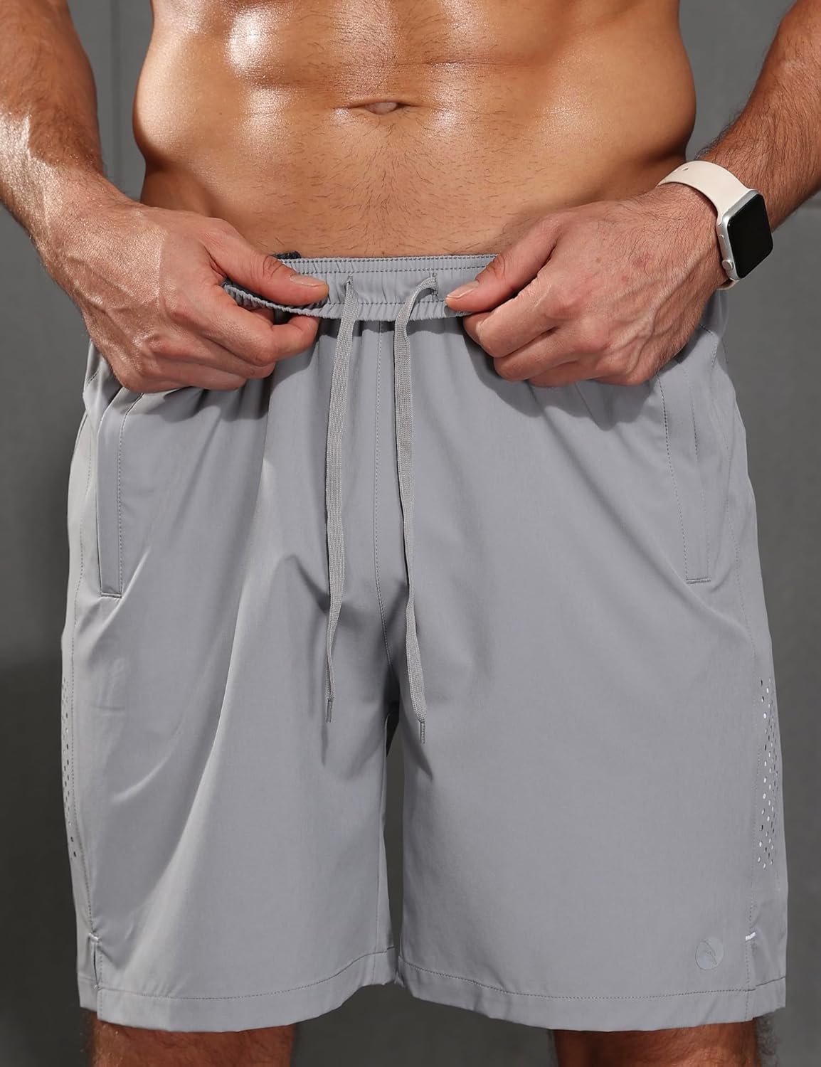 Men's Athletic Running Shorts Quick Dry 7" Lightweight Workout Shorts Training Sports Gym Hiking Basketball - Image 3