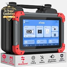 XTOOL D7 OBD2 Scanner Car Diagnostic Tool, Bidirectional Control, Online ECU Coding, Full System, 36+ Resets, AI Assisted Diagnostics, 64GB Storage, 8-PID Live Data, CAN FD/DoIP, 3 Years Free Updates