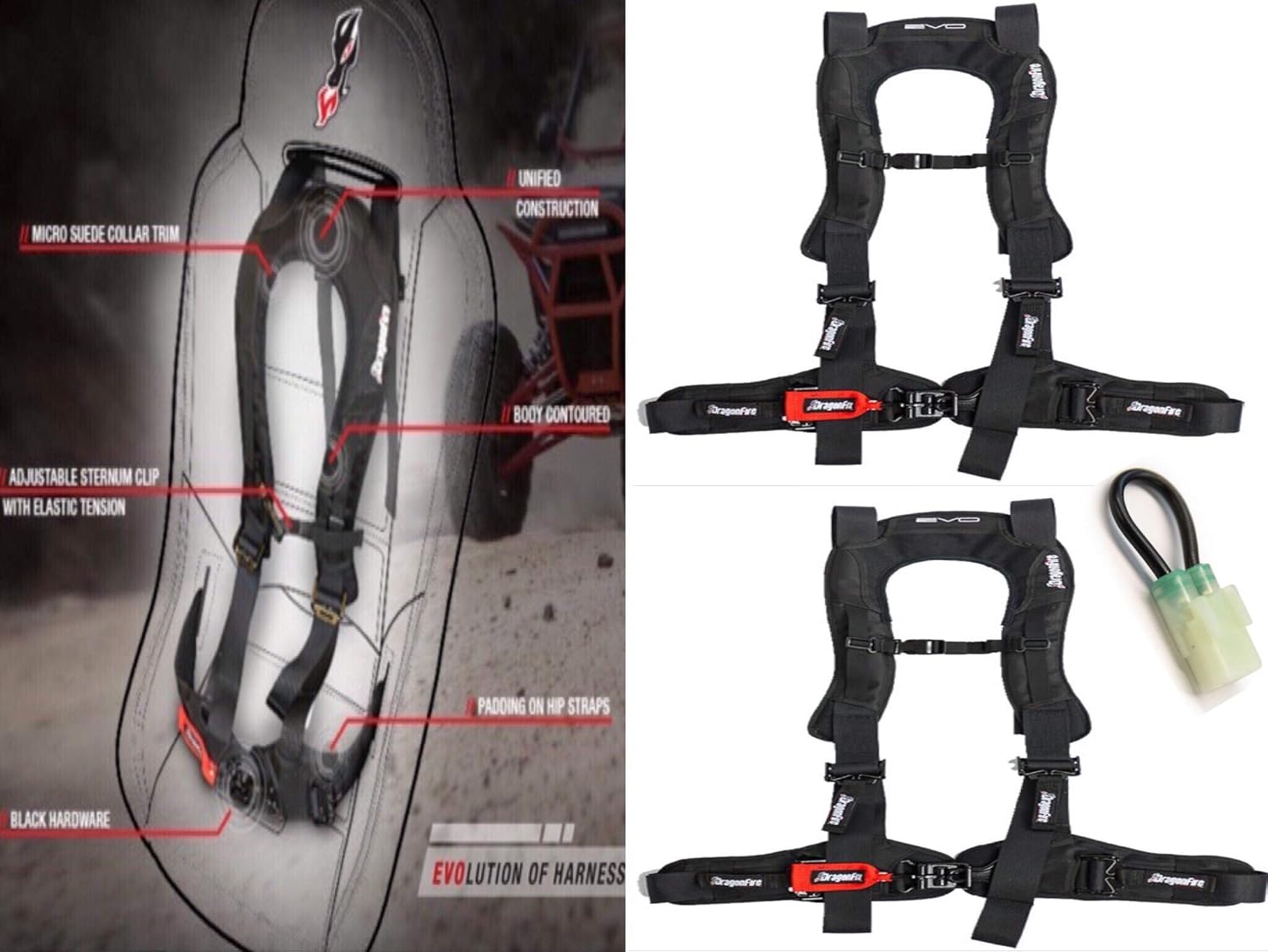 4 Point Harness EVO for Honda Talon 1000R 1000X