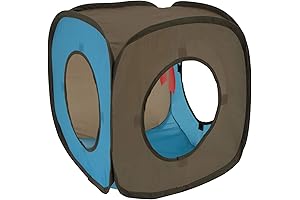 Kitty City Pop Open Rolling Cat Cube, Tunnel, Litter Box