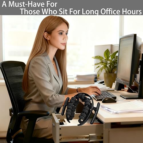 Miniatura 3 de Herramienta de masaje para celulitis, masajeador de piernas de viaje, rodillo de masaje de oficina, rodillo de masaje portátil sin montaje, alivia