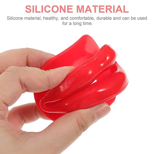 Miniatura 5 de 4 piezas de silicona labios cara delgada ejercitador de goma muscular labios entrenador tensor herramienta